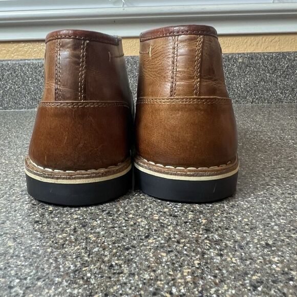 Steve Madden Chukka Cognac Leather Lace Up Boots Men\'s Size 10.5 Comfort Casual main image 6